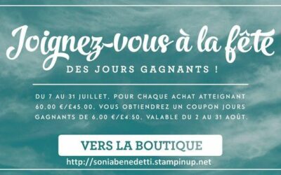 Les jours gagnants by Stampin&rsquo;Up!