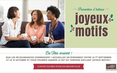 Promotion pour les hôtesses: Joyeux motifs
