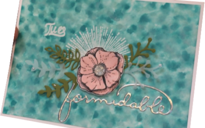 Technique encre et alcool