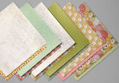 lot de papier design jardin ornemental stampin up ref 152488