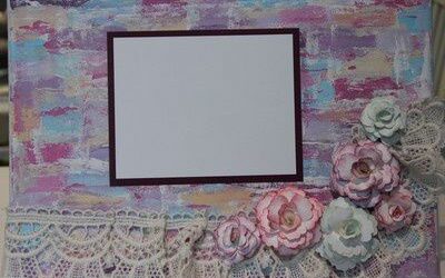 Un mixte peinture / scrap