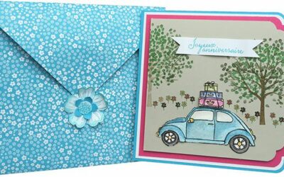 Une carte d’anniversaire pour des amoureux de voyage!