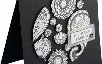 Une belle journée créative, deux jolie cartes…