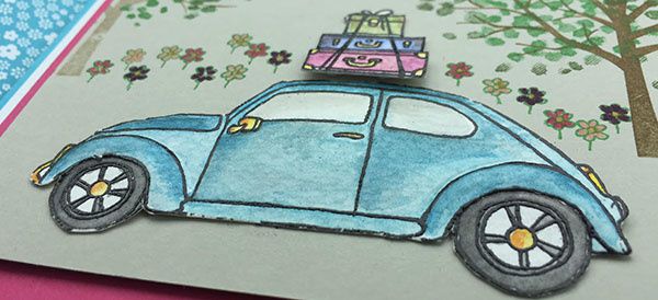 Une carte d'anniversaire pour des amoureux de voyage!