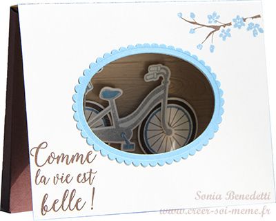 Blog Hop des Créatives, carte en 3D