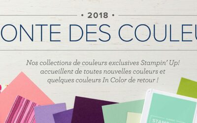 Refonte des couleurs Stampin&rsquo;Up 2018