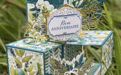 Carte cubes pop up pour l&rsquo;anniversaire