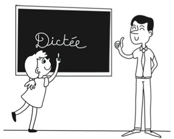 Une dictée de page, ça vous tente?
