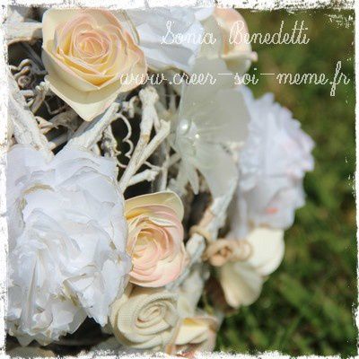 Un bouquet de mariée 100% fait mains