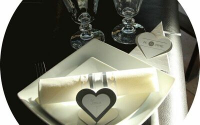 Décoration autour des coeurs!