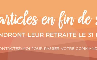 Les articles en fin de série sont arrivés