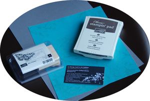 papier tampon encreur