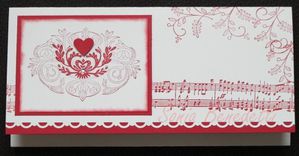 Une pochette cadeau Saint Valentin