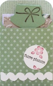 pochette gateau christine herbe