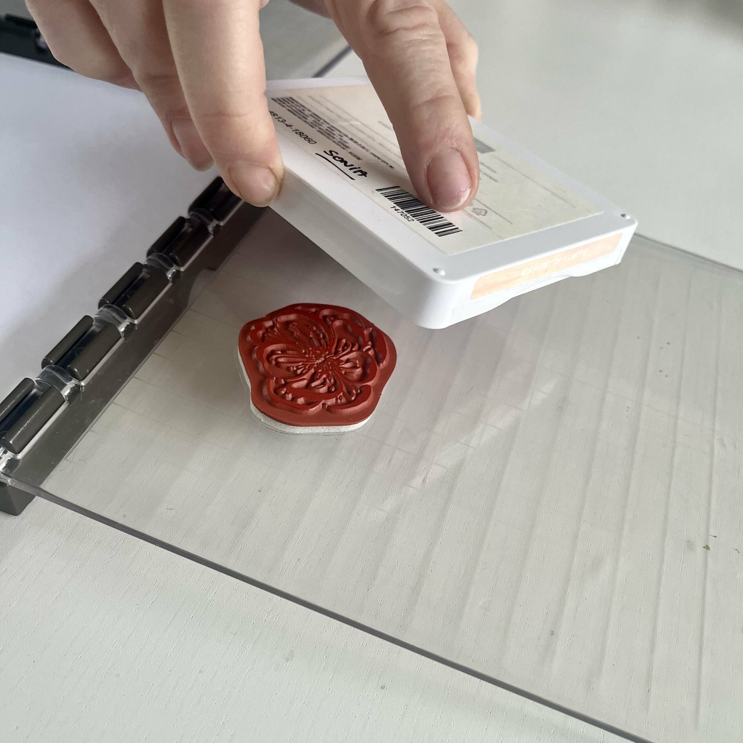 Image tuto utilisation du stamparatus stampinup