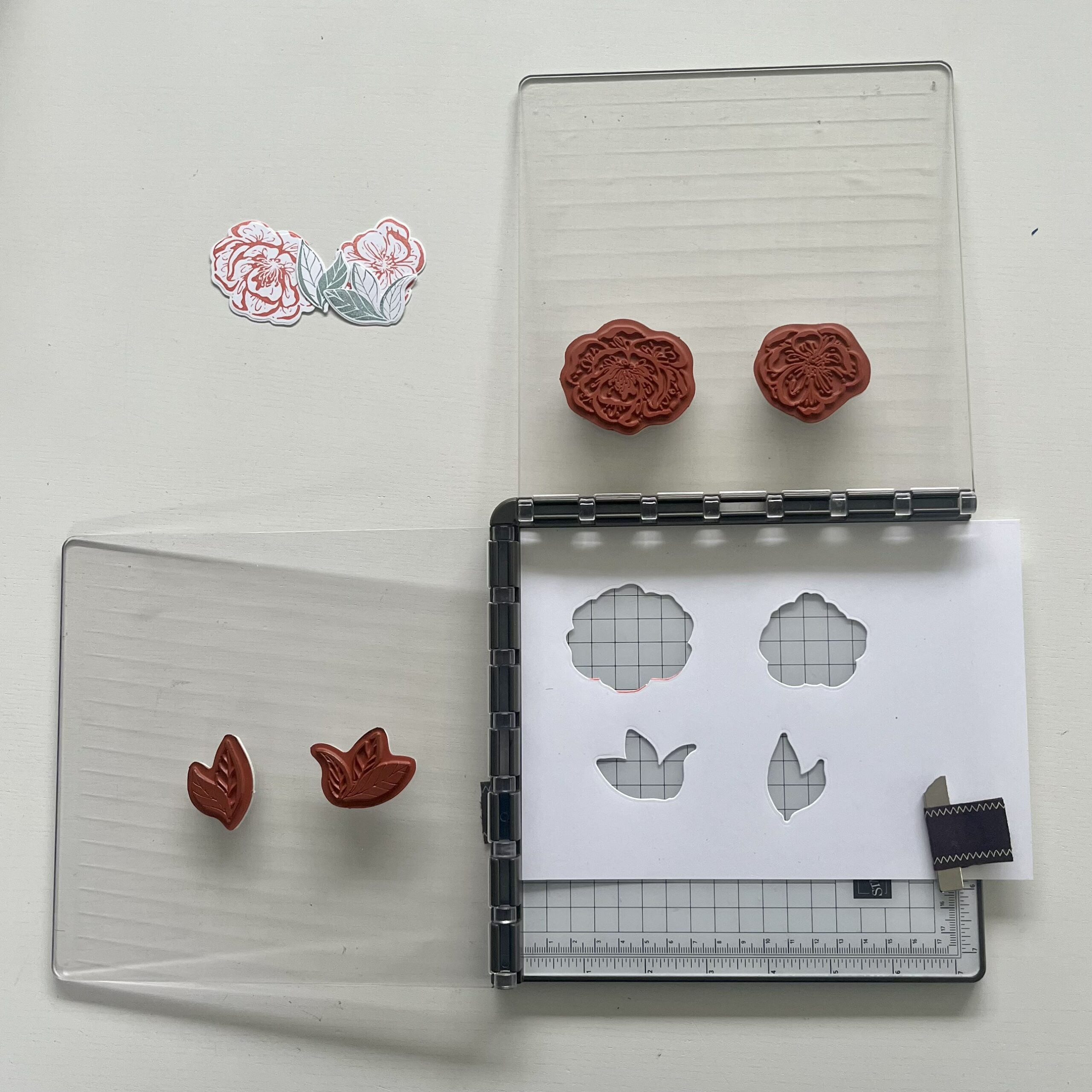 Image tuto utilisation du stamparatus stampinup