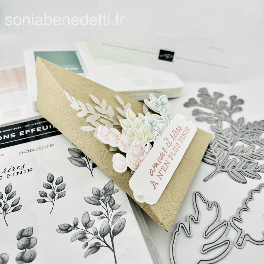 Tutoriel boite à dragées avec les produits Stampin'Up