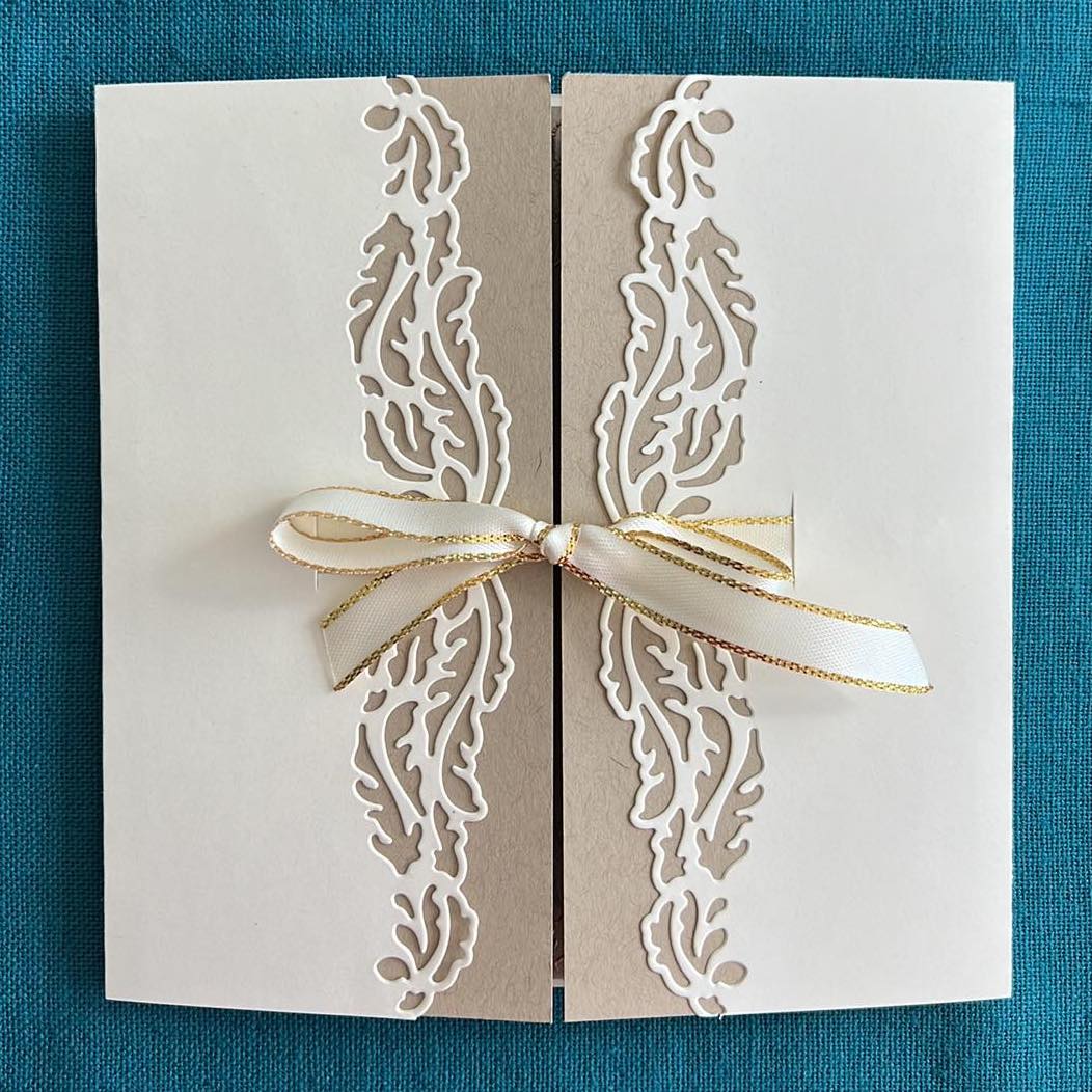 Tutoriel faire part de mariage avec les produits stampin'Up!