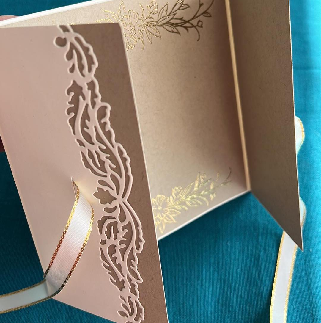 Tutoriel faire part de mariage avec les produits stampin'Up!