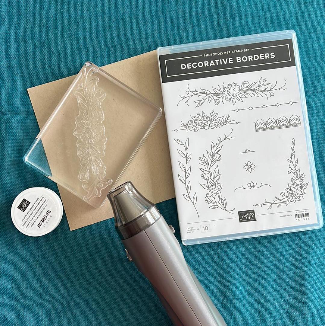 Tutoriel faire part de mariage avec les produits stampin'Up!