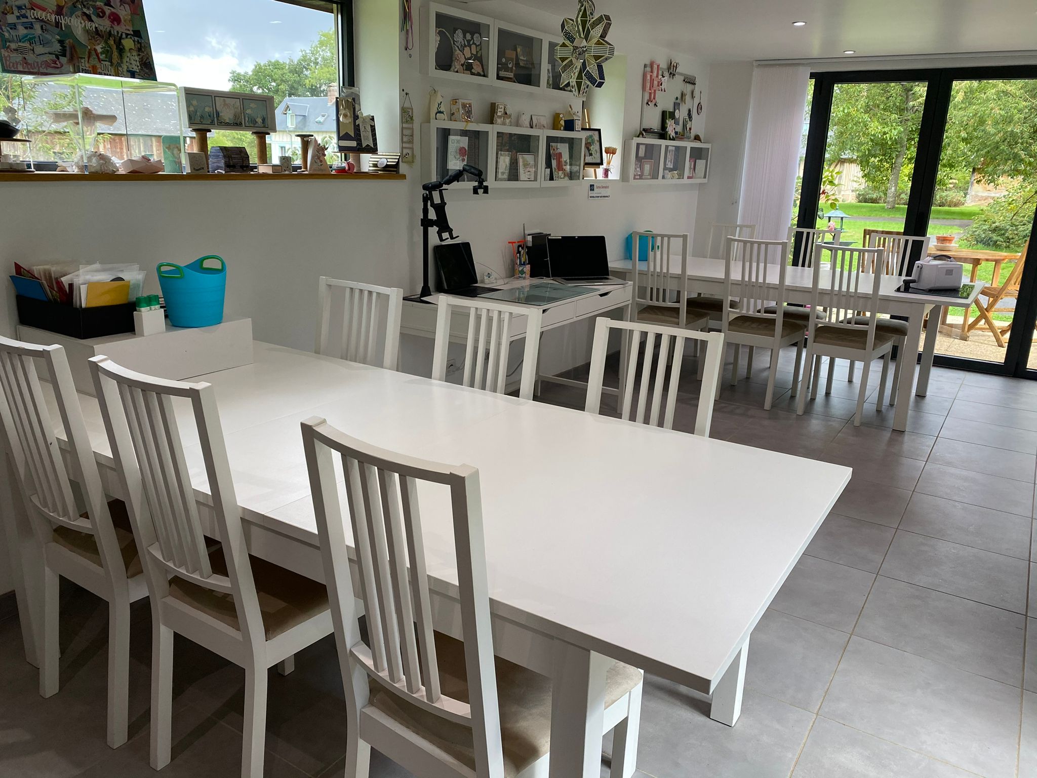 atelier de loisir créatif a Flancourt Crescy en Roumois a la ferme de Fourges chez Sonia Benedetti