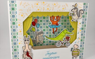 Tutoriel scrap: La carte théâtre une idée originale à offrir ! 🎁