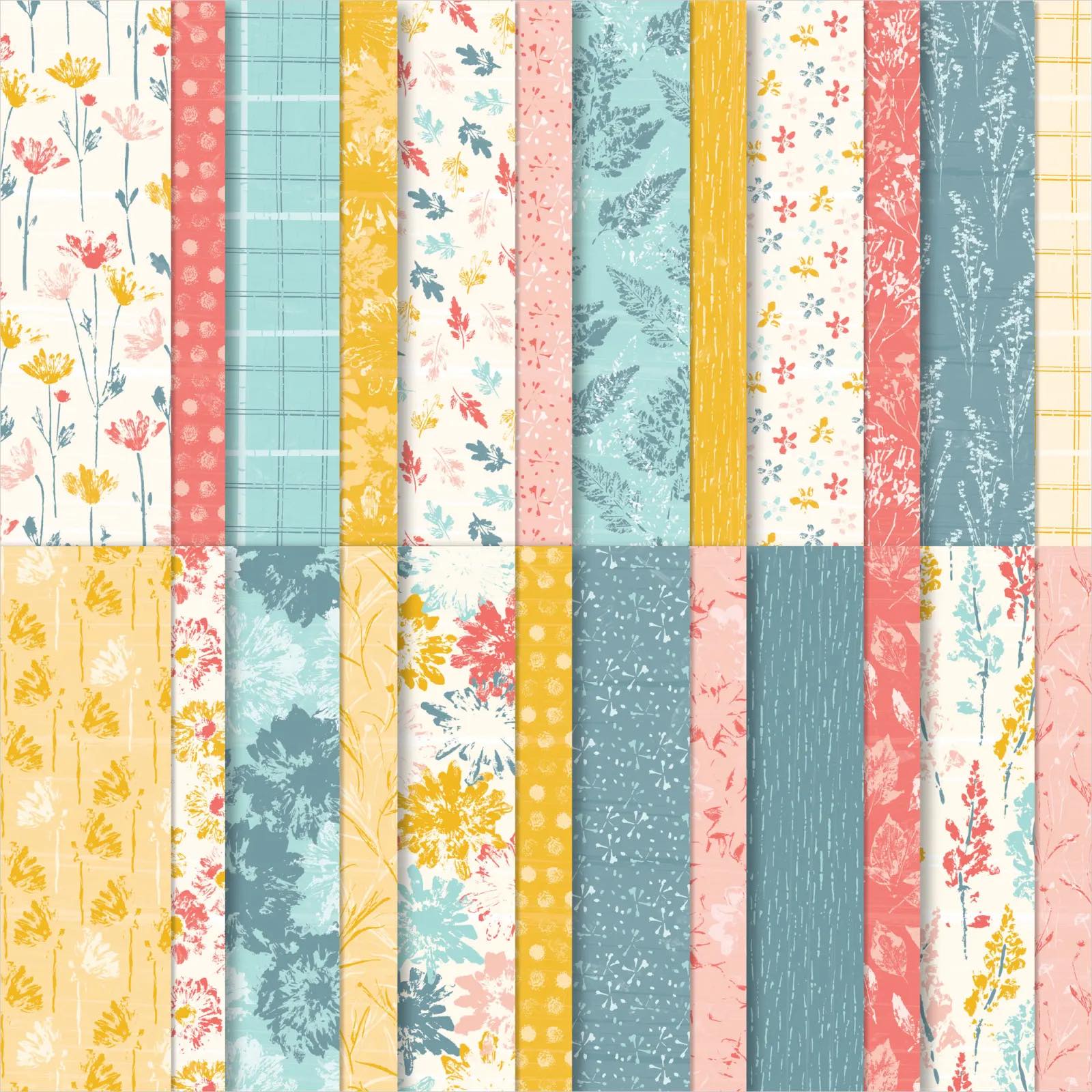 Papiers de la série design Stampin'Up!