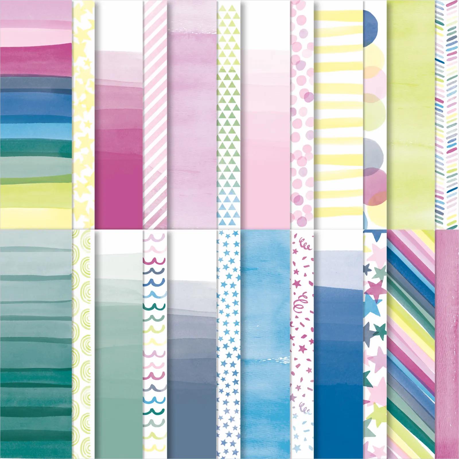 Papiers de la série design Stampin'Up!