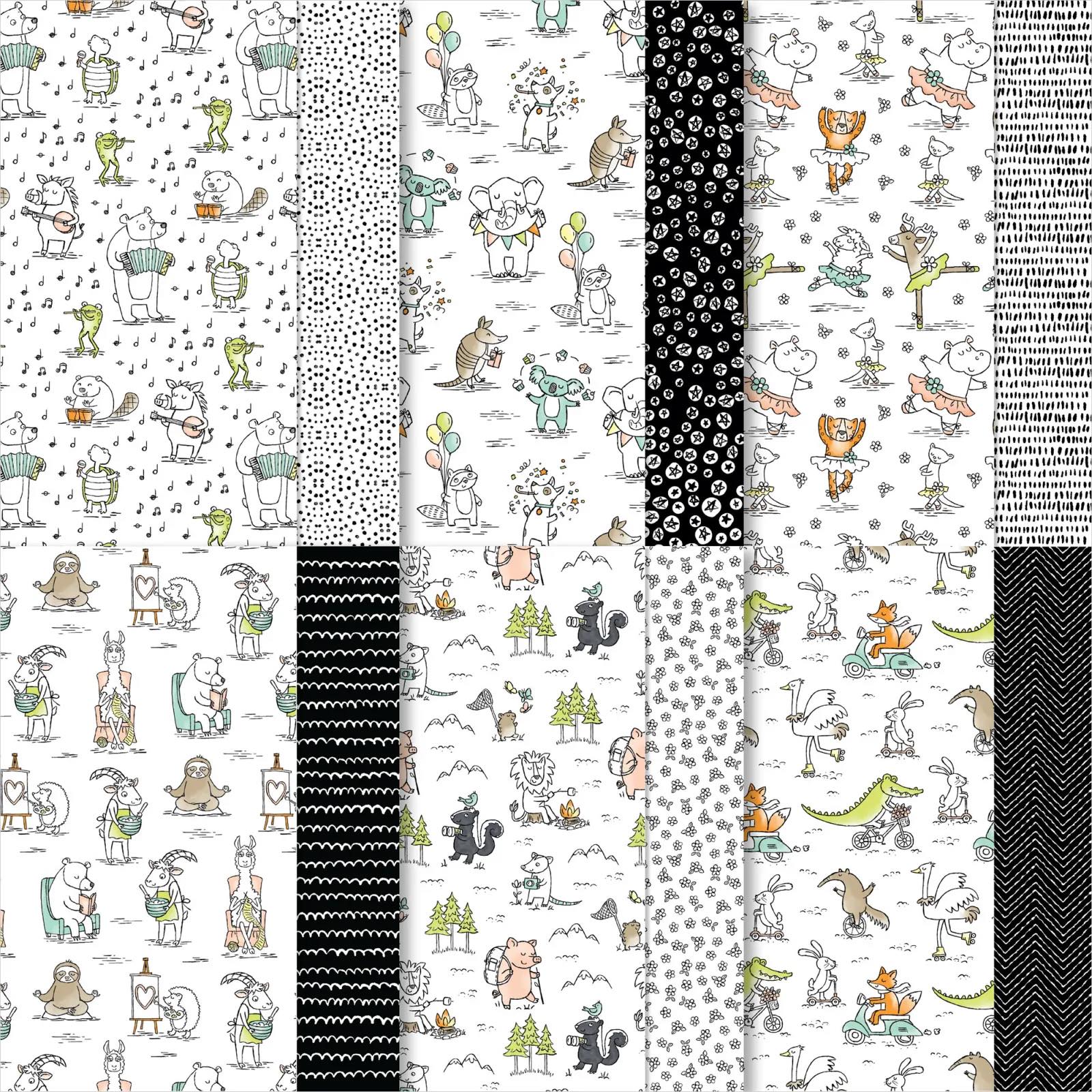 Papiers de la série design Stampin'Up!