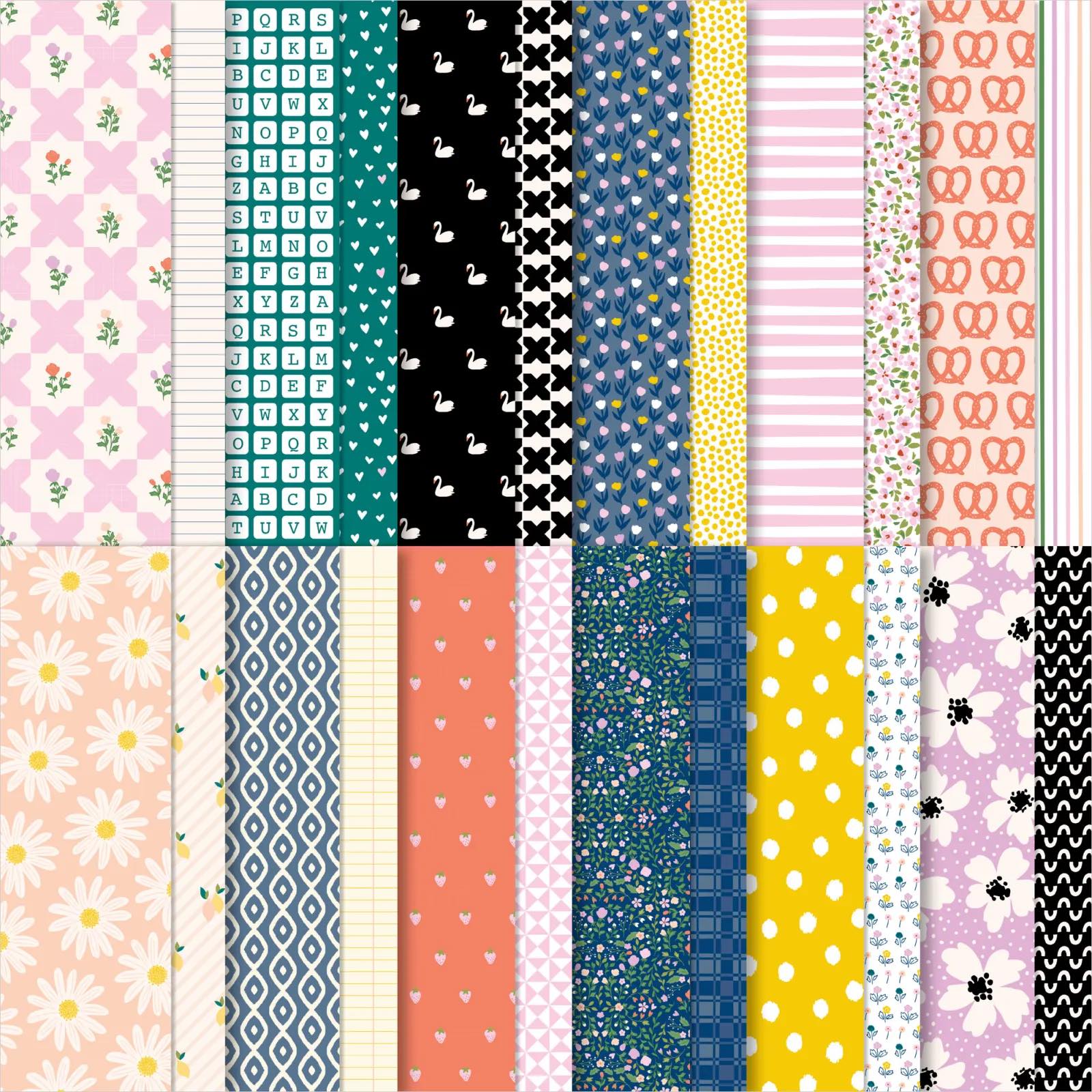 Papiers de la série design Stampin'Up!