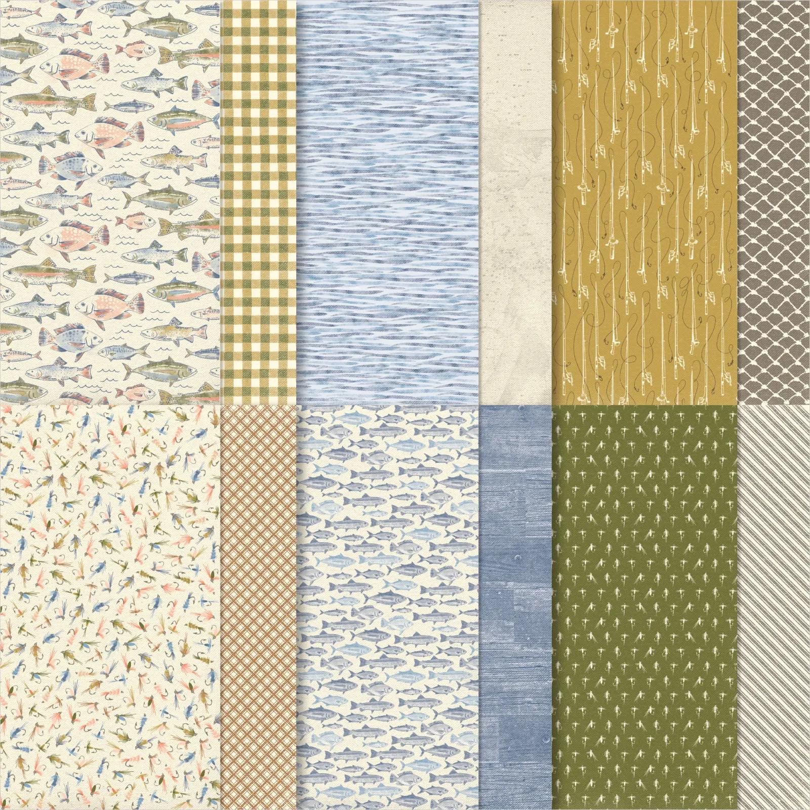 Papiers de la série design Stampin'Up!