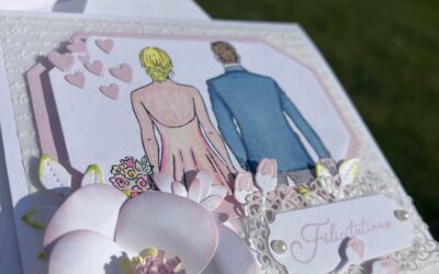 Carte de mariage romantique avec les produits Stampin&rsquo;Up!