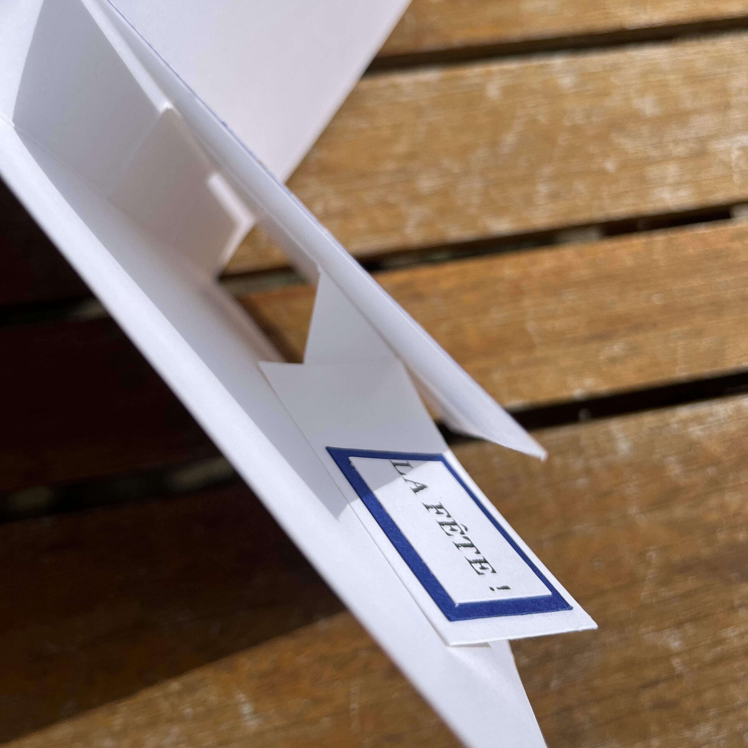 Tutoriel: Carte à mouvement "c'est la fête" Stampinup