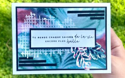 Tutoriel: Fond coloré avec une plume et de l&rsquo;encre