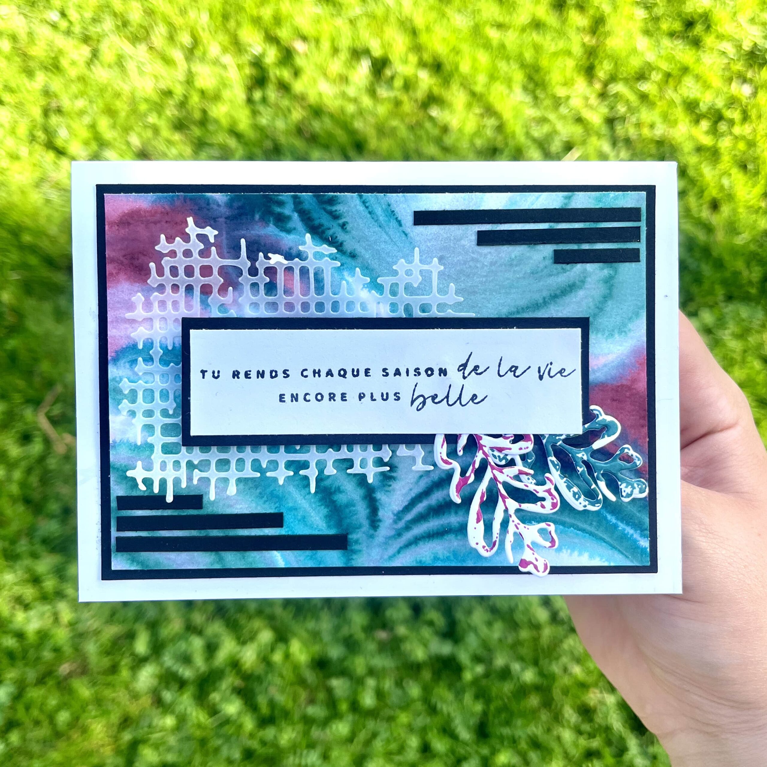 Tutoriel: Carte à mouvement "c'est la fête" Stampinup